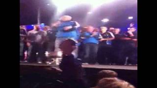 Dublin GAA team sings to fans [upl. by Yttap]