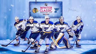 Blues Blackhawks set for 2025 Winter Classic [upl. by Nitsa]