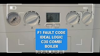 How to Repair or fix the F1 Fault your ideal Logic Combi Boiler [upl. by Philpot775]