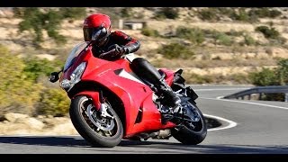 Honda VFR800F 2014 launch test review [upl. by Llerraf485]