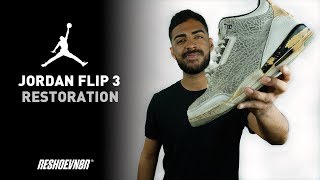 Vick Almighty Restores Air Jordan Flip 3 With Reshoevn8r [upl. by Ynaffit]