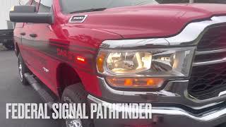 Ram 3500 Fire Command Federal Signal Pathfinder Portsmouth RI [upl. by Yatnohs]