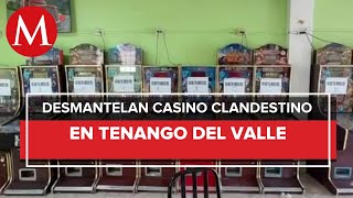 Autoridades desmantelan casino clandestino y detienen a tres personas en el Estado de México [upl. by Ym765]