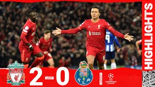 Highlights Liverpool 20 Porto  Thiagos thrilling strike in Anfield win [upl. by Nnire]