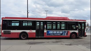 TTC Line 2 Shuttle Bus RIde 1022 from Woodbine Stn to Kennedy Stn April 20th 2024 [upl. by Harelda]