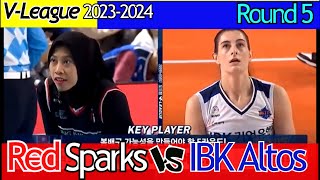 Full Match  Red Sparks vs IBK Altos putaran 5 VLeague 2023 2024 [upl. by Aletta]