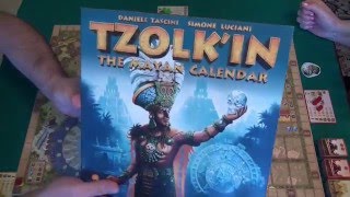 Tzolkin The Mayan Calendarиграем в настольную игру board game [upl. by Annwahsal]