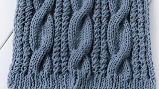 How to knit a cable scarf [upl. by Mixie]