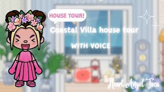 My Toca Boca coastal villa house tour🐬 [upl. by Suiravad737]