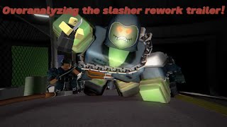 OVERANALYZING THE SLASHER REWORK TRAILER [upl. by Aicenat]