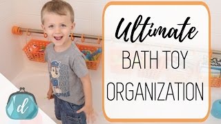 Organize Bath Toys 💦 Dollar Tree [upl. by Dasya176]