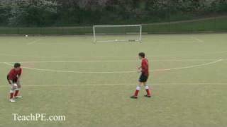 Soccer skills  Football Drills  Offensive and Defensive [upl. by Nyrrat]