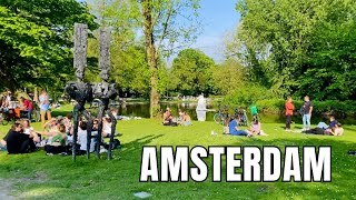 AMSTERDAM SUMMER WHERE TO GO ft Westerpark  4K Walking Tour 🇳🇱 [upl. by Tymes]