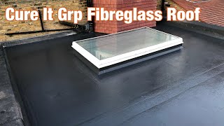 New GRP fibreglass roof  using Cure it [upl. by Shererd]