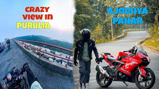 Ajodhya pahar puruliya⛰️part 1motorvlogger motovlogging rider motovloger motovlogerlife biker [upl. by Ocsinarf272]