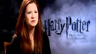 Bonnie Wright  Deathly Hallows Part I Interview 2 [upl. by Widera208]