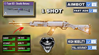 NEW quot1 SHOTquot TYPE 63 Gunsmith its TAKING OVER COD Mobile in Season 10 NEW LOADOUT [upl. by Adnuhs]