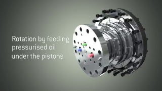 Black Bruin Hydraulic Motors  Operating Principle [upl. by Yelsnia68]