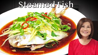 Steamed Fish Cantonese Classic Chinese New Year Celebrations 粤式清蒸鱼 [upl. by Eiuol]