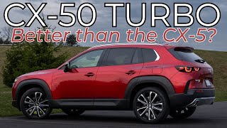 2024 Mazda CX50 TURBO Review  RUGGED Looks Fun to DRIVE [upl. by Gaut]