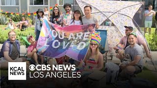 Crowds flock to Long Beach for 41st annual Pride Festival parade [upl. by Kawasaki638]