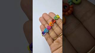 Multicolor beautiful stretchy bracelet tutorial ✨️ diy handmade bracelet shorts [upl. by Airotahs925]