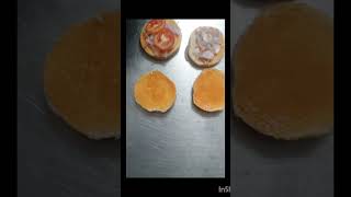 Tandoori paneer burger 🍔vegburgerrecipe tandooriburger tamil music food [upl. by Nojel]