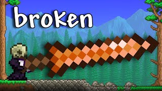 Terraria But I Broke the Melee Class [upl. by Esinek]