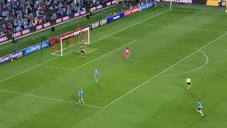 Caley TallonHenniker goal for Sydney FC vs Western Sydney Wanderers Sydney derby 2 March 2024 [upl. by Steffi518]