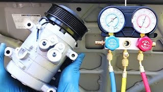 How to Replace an AC Compressor in your Car [upl. by Akenahc]