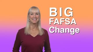 Big FAFSA Changes [upl. by Bonny]