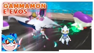 Gammamon e evos Showcase  Digimon Masters Online [upl. by Delia819]