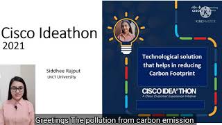 Cisco ideathon Video Submission Round  quotQualifiedquot  Cisco Ideathon 2021  Siddhee Singh [upl. by Nitsugua791]