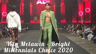 Supanut Win Metawin Bright and Dew Catwalk at Millennials Choice 2020 [upl. by Giacomo44]