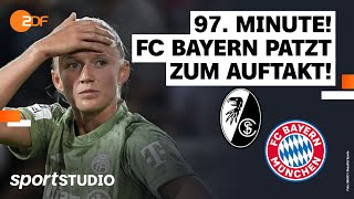 SC Freiburg – FC Bayern München  FrauenBundesliga 1 Spieltag Saison 202324  sportstudio [upl. by Rdnaskela]