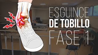 Esguince de tobillo 🦶🏻 ejercicios y recomendaciones para los primeros dias FASE 1 [upl. by Kimbell]