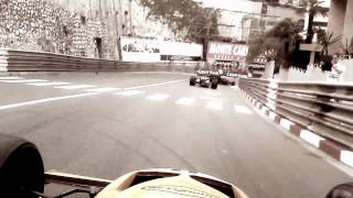 Gulf Racing  Roald Goethe driving at Monaco Classic [upl. by Acinelav]