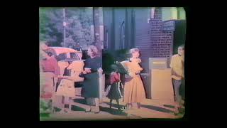 1953 16mm Home Movie VHS clip restored enhanced [upl. by Nela51]