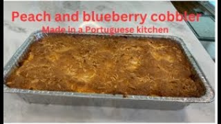 Peach and blueberry cobbler [upl. by Swen]