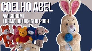 Coelho amigurumi Abel Coelho Abel da turma do ursinho Pooh [upl. by Sherris]