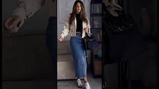 6 Looks Com Saia Jeans que provam a versatilidade da peça [upl. by Boyse104]