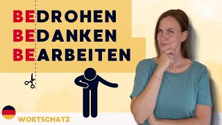 Verben mit dem Präfix be  danken und bedanken Was ist der Unterschied  Präfixe im Deutschen [upl. by Leksehc]