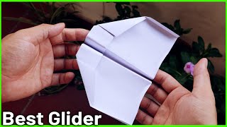 Easy origami paper plane Boomerang  Best Glider Paper Airplane [upl. by Rokach]