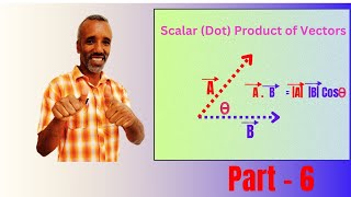 Applied Mathematics I  Scalar Dot Product of Vectors  Part  6 [upl. by Saiasi]