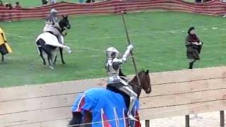 Ironfest jousting BOOM headshot [upl. by Polad]