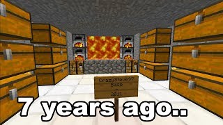 I found a 7 Year OLD Minecraft videoOF ME BEING RAIDED [upl. by Ellwood]