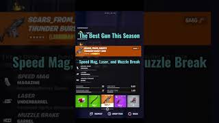 Best Gun This Season Thunderburst SMG epic subscribe fortnite [upl. by Herwin]