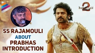 SS Rajamouli about Baahubali 2 Introduction Scene  Prabhas  Rana  Anushka  Telugu Filmnagar [upl. by Ahslek]