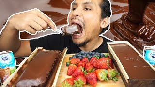 Kerana kek coklat awek dilupakan mukbang malaysia MONTCHOCO [upl. by Nesnah]