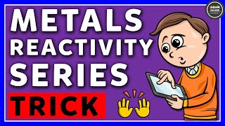 Metals Reactivity Series  Easy Trick [upl. by Bristow75]